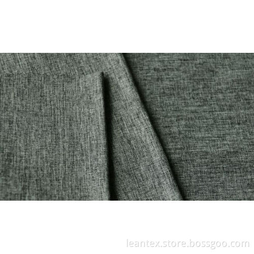 Polyester mini matt melange fabric for trousers